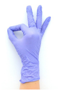 Rękawice nitrylowe bezpudrowe L MASTER S-403