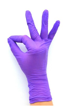 Rękawice nitrylowe bezpudrowe S MASTER S-401