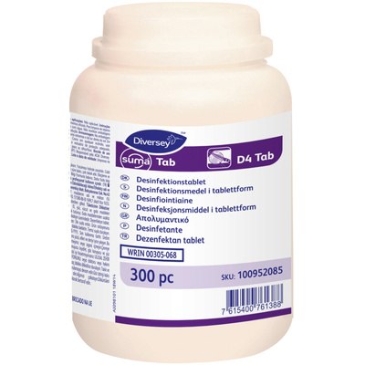 SUMA D4 TABS chlorowe tabletki do dezynfekcji 300szt