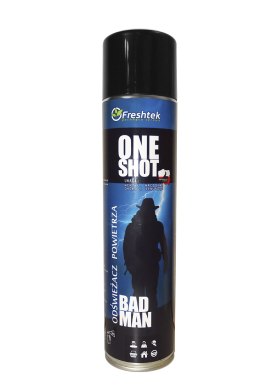 Freshtek One Shot Bad Man 600ml - Odświeżacz neutralizator zapachu