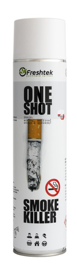 Neutralizator dymu papierosowego 600ml - Freshtek One Shot Smoke Killer